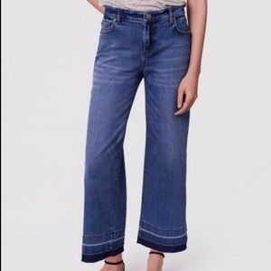 LOFT Wide Leg Crop Jeans Size 16